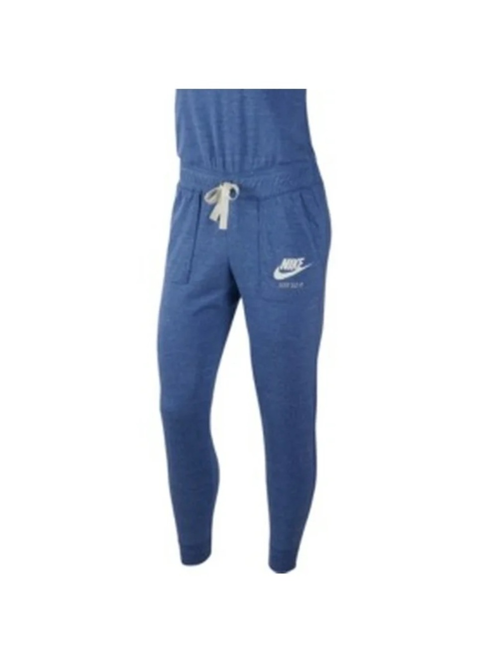 Nike Women's Navy Blue Track Joggers with Drawstring - Picture 4 of 10
